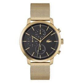 Lacoste 2011195 Men's Watch Replay Multifunction Gold Tone