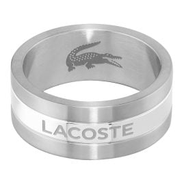 Lacoste 2040093 Men's Ring Adventurer Silver Tone