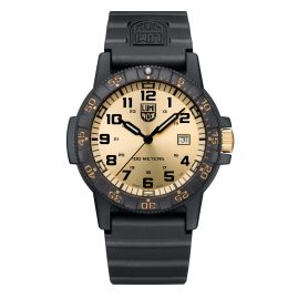 Luminox XS.0325.GP Wristwatch Leatherback Sea Turtle Giant Black/Gold Tone