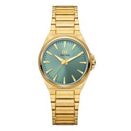 Danish Design IV85Q1303 Damenuhr DKx Pro Goldfarben/Salbeigrün