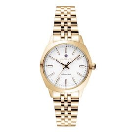 Gant G198003 Damen-Armbanduhr Quarz Lauderdale Goldfarben