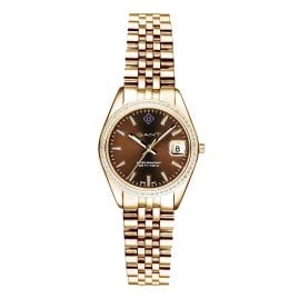 Gant G181103 Damen-Armbanduhr Sussex Mini Bijou Goldfarben/Braun