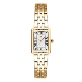 Gant G195002 Damen-Armbanduhr Quarz Rechteckig Rhode Island Mini Goldfarben