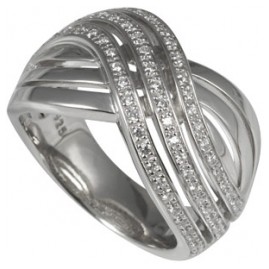merii M0541R Silver Ladies Ring