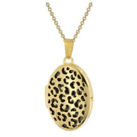 trendor 28168 Women's Locket Necklace Gold Plated 925 Silver