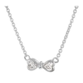 trendor 28343 Damen-Kette 925 Silber Rhodiniert Zirkonia Collier