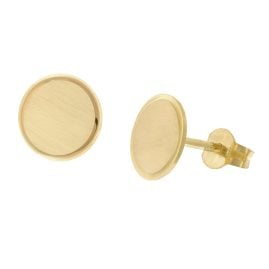 trendor 28460 Damen-Ohrstecker 333 / 8K Gold Ohrringe Ø 8 mm