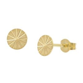 trendor 28463 Damen-Ohrringe 333 / 8K Gold Ohrstecker Ø 6 mm
