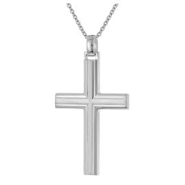 trendor 28605 Herren-Kette mit Kreuz 925 Silber