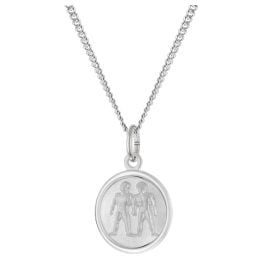 trendor 28606-06 Children's Necklace Zodiac Sign Gemini 925 Silver