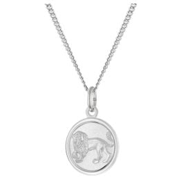 trendor 28606-08 Children's Necklace Zodiac Sign Leo 925 Silver