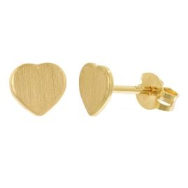 trendor 28745 Ohrringe Herzen für Damen und Mädchen Gold 333 / 8K Ohrstecker