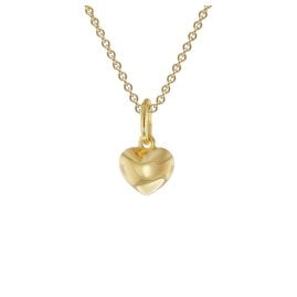 trendor 28964 Children's Heart Pendant 333 Gold with Gold-Plated Silver Chain