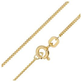 trendor 28945 Men's Necklace Gold-Plated 925 Silver Curb Chain For Pendants