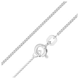 trendor 28940 Necklace For Pendants 925 Silver Fine Sturdy Curb Chain 1,2 mm