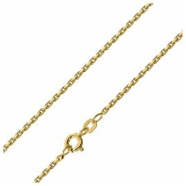 trendor 28995 Herren-Kette 925 Silber Vergoldet Ankerkette 1,6 mm breit