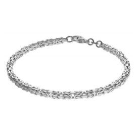 trendor 75236 Armband Königskette Sterlingsilber 925 Stärke 3,2 mm