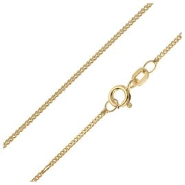 trendor 28935 Curb Chain for Pendants Gold-Plated 925 Silver 1.2 mm Wide
