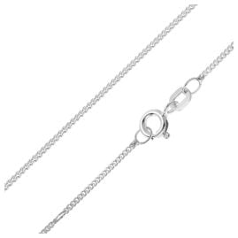 trendor 28930 Curb Chain for Pendants 925 Silver Necklace 1.2 mm Wide