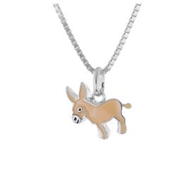 trendor 21097 Kid's Necklace With Donkey Pendant 925 Silver