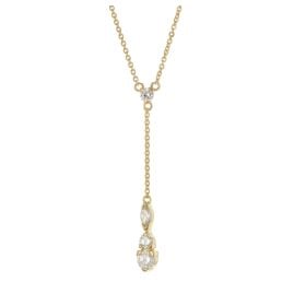 trendor 21139 Women's Necklace Gold Plated 925 Silver With Cubic Zirconia