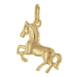 trendor 21216 Pferd Schmuck-Anhänger 925 Silber Vergoldet