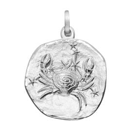 trendor 21218-07 Cancer Zodiac Sign 925 Silver Pendant Ø 16 mm