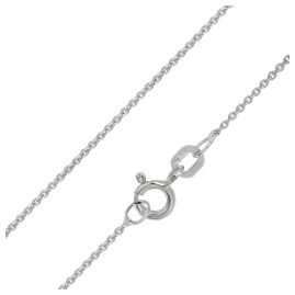 trendor 21238 Damen-Halskette 925 Silber Rhodiniert Feine Anker Collierkette