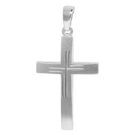 trendor 21556 Cross Pendant for Men 925 Sterling Silver 27 x 16 mm