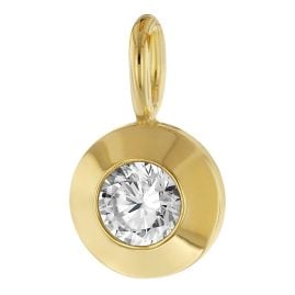 trendor 21572 Damen Schmuck-Anhänger Gold 333/8K mit Zirkonia