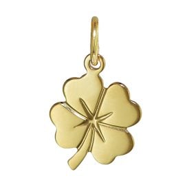 trendor 21643 Four-Leaf Clover Pendant 333/8K Gold 14 x 10 mm