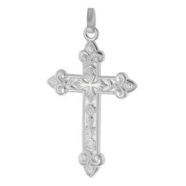 trendor 21646 Herren-Anhänger Orthodoxes Kreuz Silber 925 35 mm
