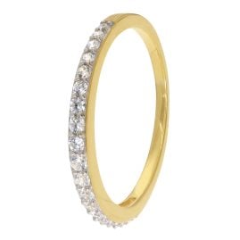 trendor 21648 Women's Ring with Cubic Zirconia Gold 333/8K