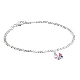 trendor 21585 Mädchen-Armband mit Schmetterling 925 Silber Rhodiniert