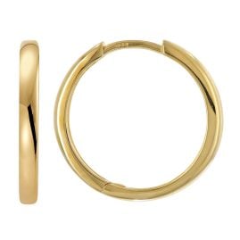 trendor 21700 Hinged Hoop Earrings 333/8K Gold 18 x 2 mm