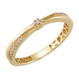 trendor 21822 Women's Ring 333/8K Gold with Cubic Zirconia