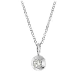 trendor 31156-01 Damen-Halskette mit Zirkonia-Anhänger 925 Sterlingsilber