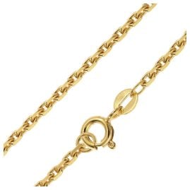 trendor 31230 Kette für Anhänger 925 Silber Vergoldet 2,2 mm breit 36-60 cm