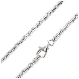 trendor 31264 Halskette für Damen und Herren Cardano 925 Silber Rhodiniert