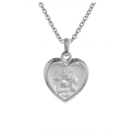trendor 73075 Guardian Angel Pendant With Kids Necklace 925 Sterling Silver