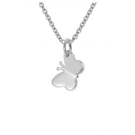 trendor 35831 Silber-Halskette mit Schmetterling für Kinder