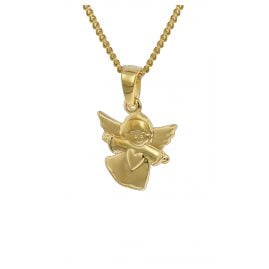 trendor 35820 Kids Gold Pendant Angel with chain