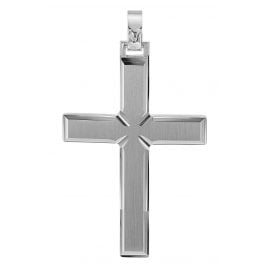 trendor 08749 Men's Cross Pendant Silver
