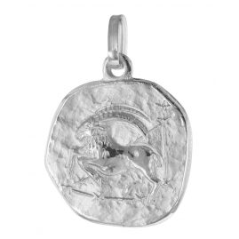 trendor 75932-01 Sternzeichen Steinbock 333 Weißgold Ø 16 mm