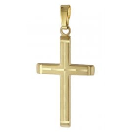 trendor 51368 Cross Pendant Gold 333 / 8K Cross For Women / Men / Children