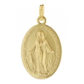 trendor 51935 Milagrosa Anhänger 585 (14K) Gold Medaille Madonna
