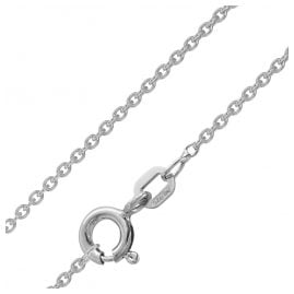 trendor 64031 Necklace for Pendants 925 Silver Rhodium Plated Anchor 1.5 mm