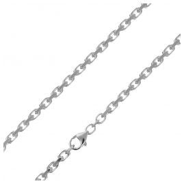 trendor 85741 Anchor Chain Necklace for Men 925 Silver 3,0 mm