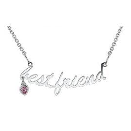 trendor 35961 Silver Ladies Necklace Best Friend