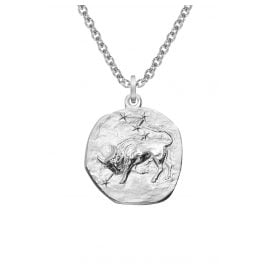 trendor 08441-05 Zodiac Taurus with Necklace 925 Silver Ø 16 mm